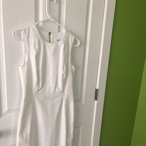 White fitted dress